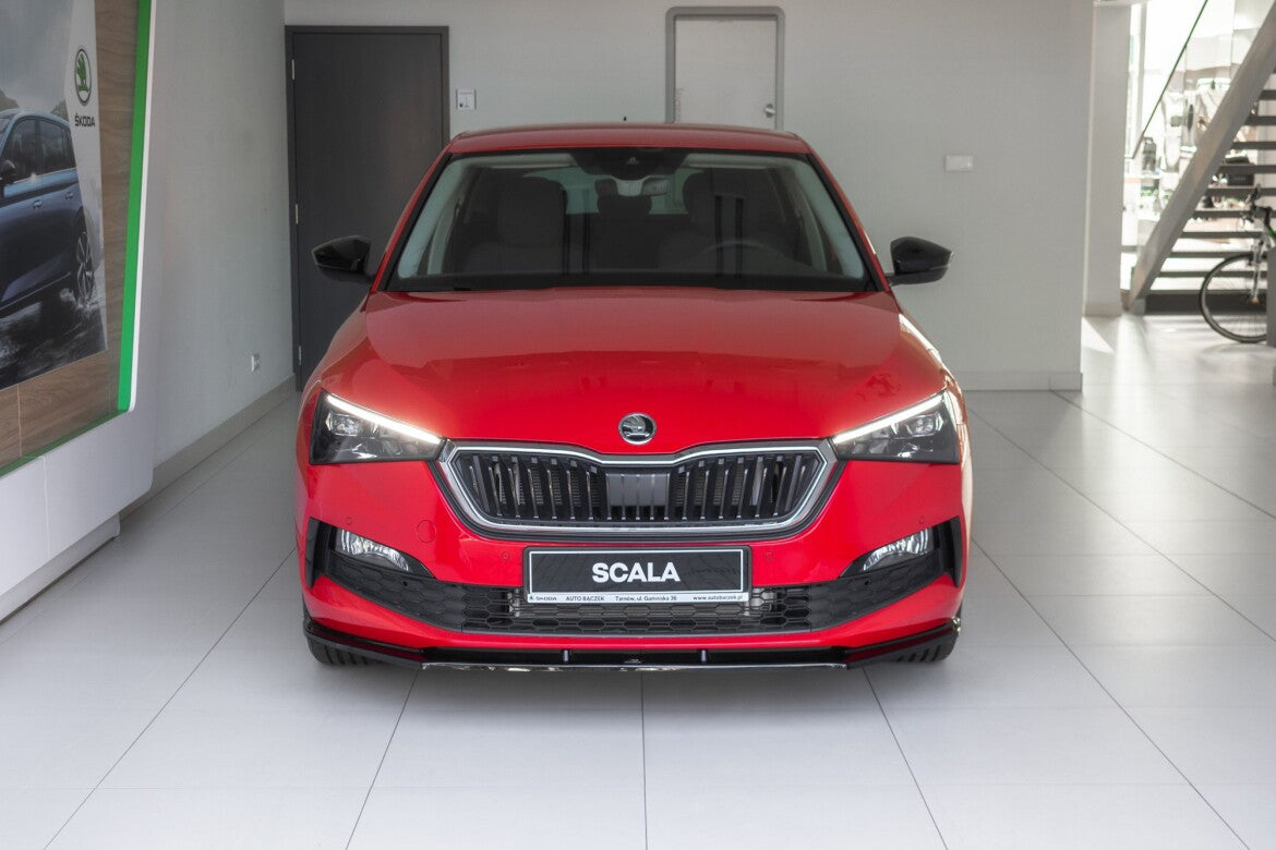 Frontlippe V.1 passend für Skoda Scala schwarz Hochglanz
