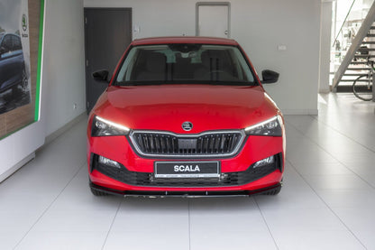 Frontlippe V.1 passend für Skoda Scala schwarz Hochglanz