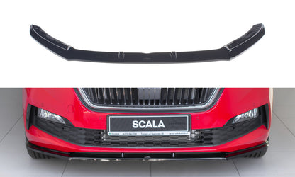 Frontlippe V.1 passend für Skoda Scala schwarz Hochglanz