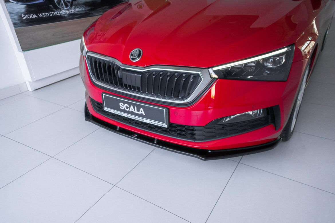 Frontlippe V.1 passend für Skoda Scala schwarz Hochglanz