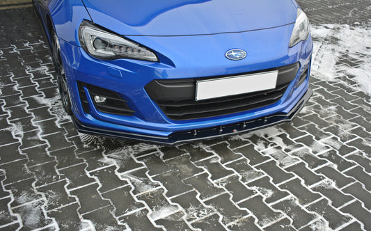 Frontlippe V.1 passend für Subaru BRZ Mk1 FL schwarz Hochglanz