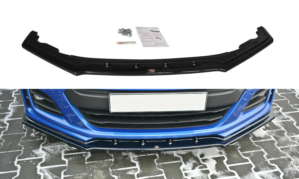 Frontlippe V.1 passend für Subaru BRZ Mk1 FL schwarz Hochglanz
