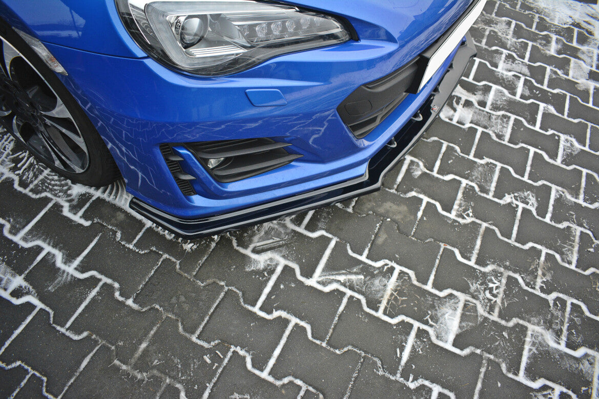Frontlippe V.1 passend für Subaru BRZ Mk1 FL schwarz Hochglanz