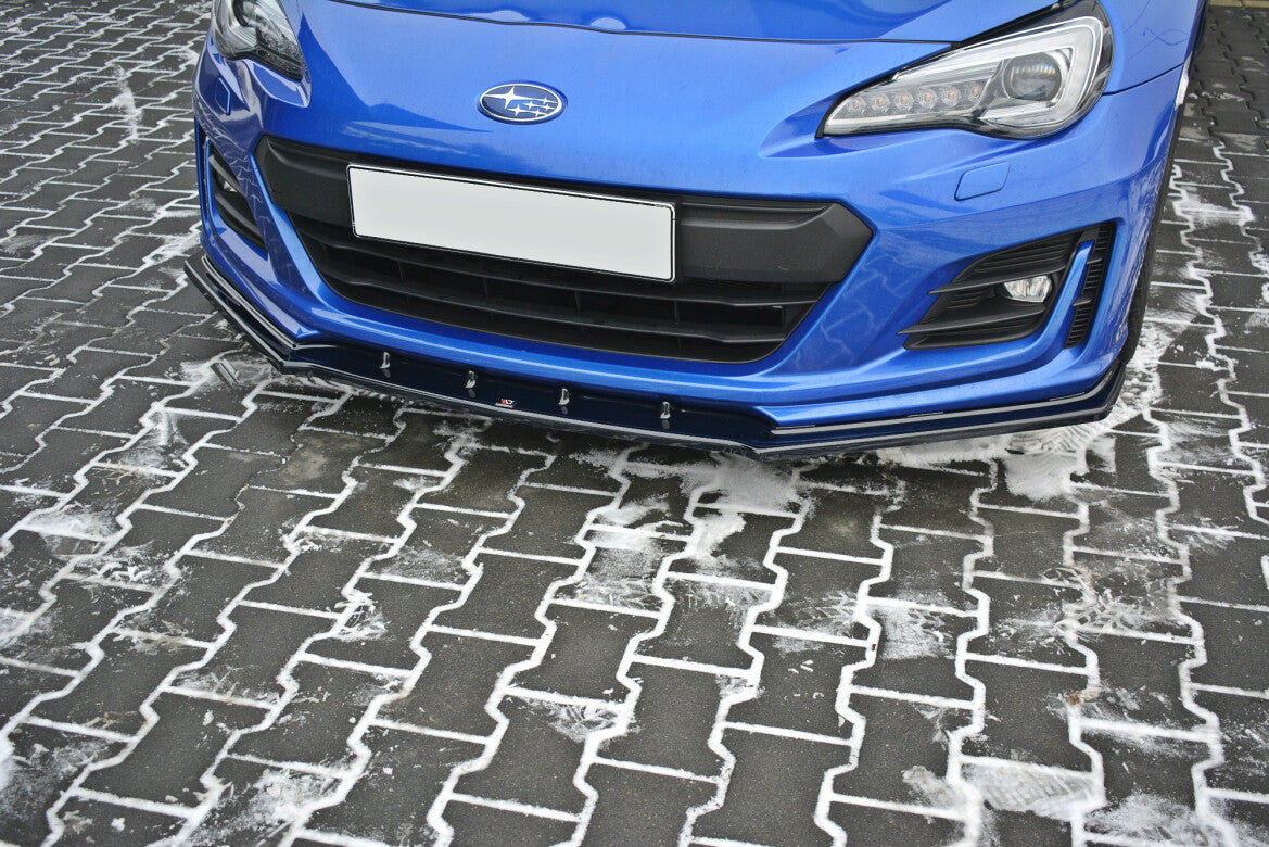 Frontlippe V.1 passend für Subaru BRZ Mk1 FL schwarz Hochglanz