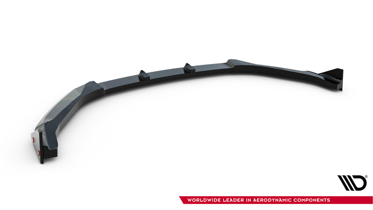 Frontlippe V.1 passend für Subaru BRZ Mk2 schwarz Hochglanz + Flaps matt
