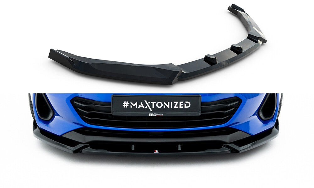 Frontlippe V.1 passend für Subaru BRZ Mk2 schwarz Hochglanz