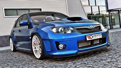 Frontlippe V.1 passend für Subaru Impreza WRX STI MK3 FL schwarz Hochglanz