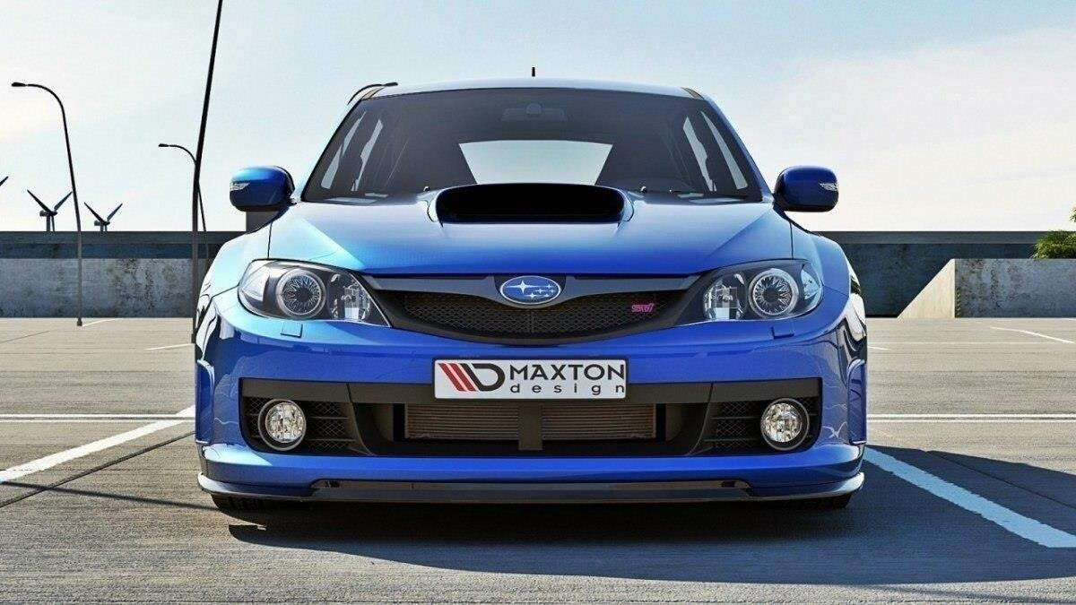 Frontlippe V.1 passend für Subaru Impreza WRX STI Mk3 schwarz Hochglanz
