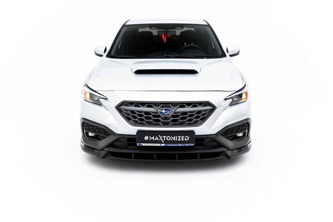 Frontlippe V.1 passend für Subaru WRX STI Mk2 schwarz Hochglanz