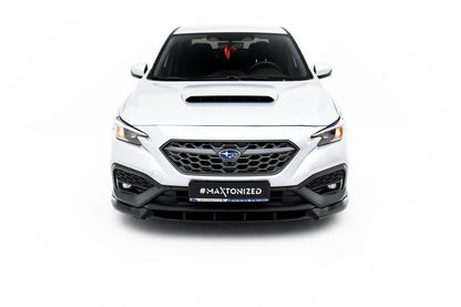 Frontlippe V.1 passend für Subaru WRX STI Mk2 schwarz Hochglanz