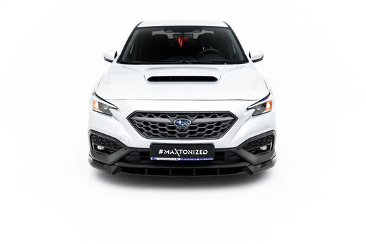 Frontlippe V.1 passend für Subaru WRX STI Mk2 schwarz Hochglanz