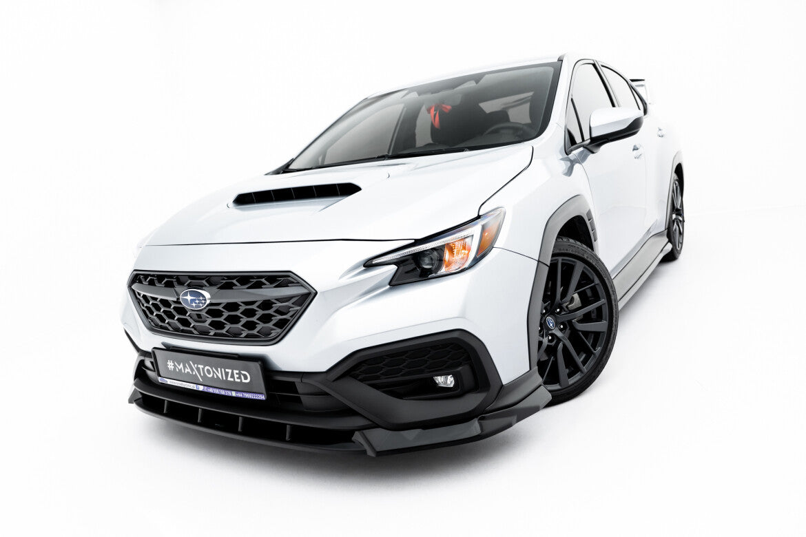 Frontlippe V.1 passend für Subaru WRX STI Mk2 schwarz Hochglanz