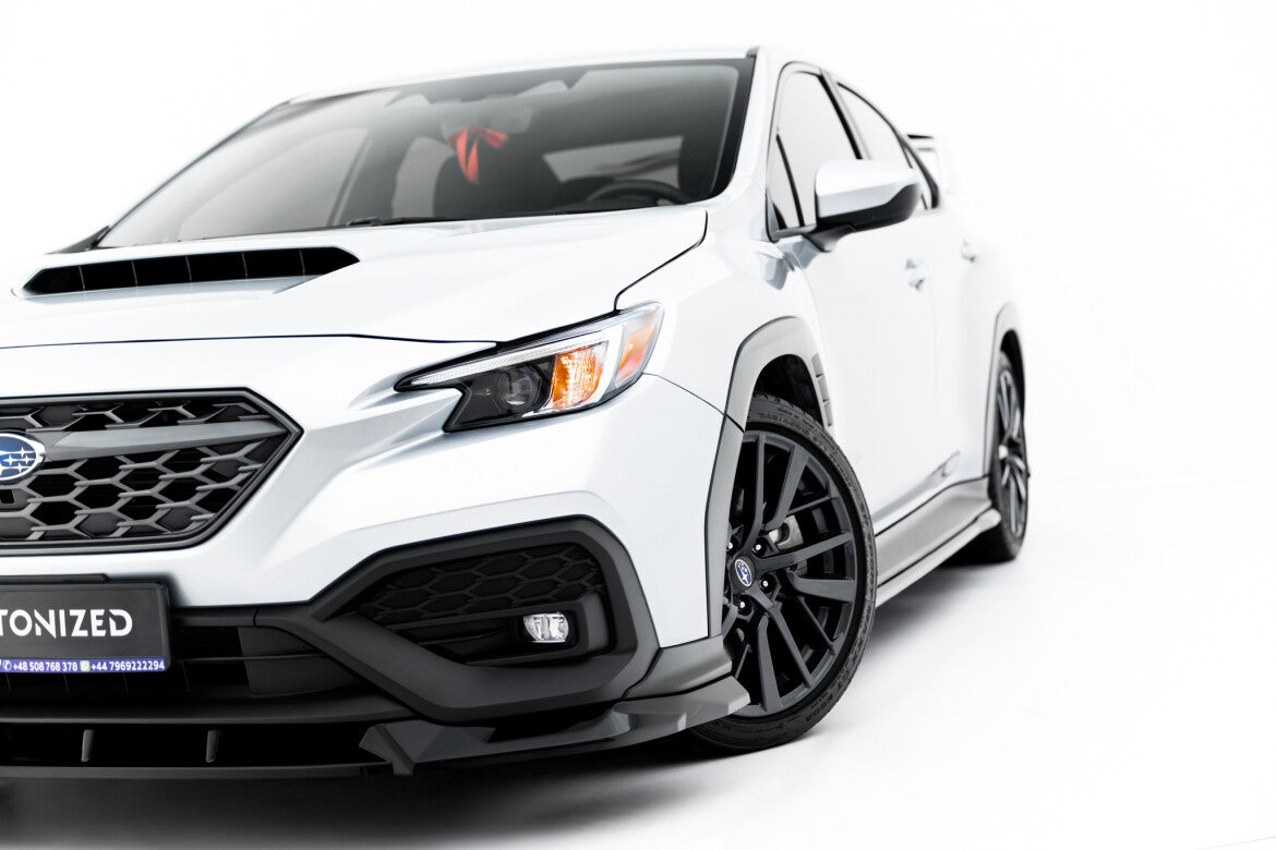 Frontlippe V.1 passend für Subaru WRX STI Mk2 schwarz Hochglanz