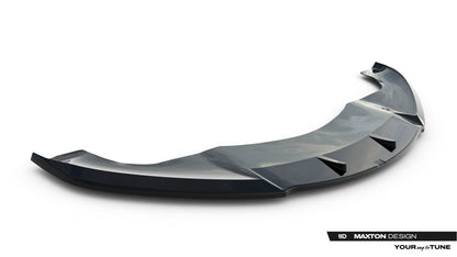 Frontlippe V.1 passend für Tesla Model S Mk1 schwarz Hochglanz