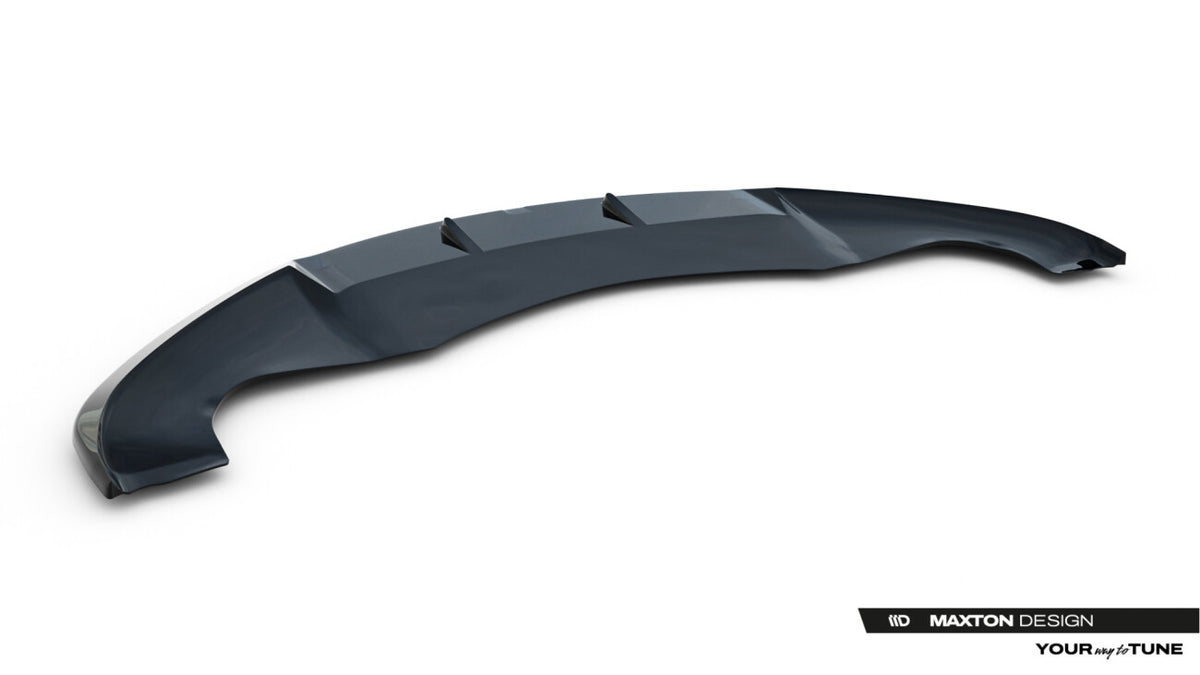 Frontlippe V.1 passend für Tesla Model S Mk1 schwarz Hochglanz