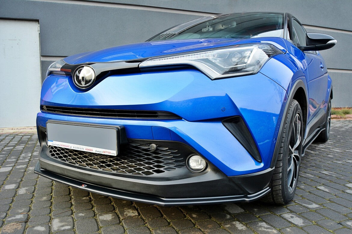 Frontlippe V.1 passend für Toyota C-HR schwarz Hochglanz