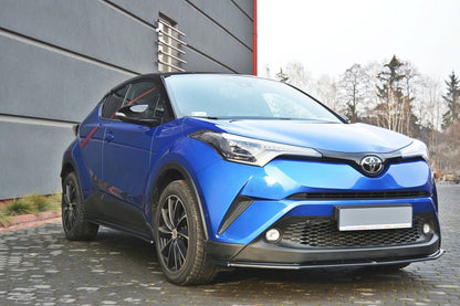 Frontlippe V.1 passend für Toyota C-HR schwarz Hochglanz