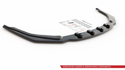Frontlippe V.1 passend für Toyota Corolla XII Touring Sports/ Hatchback schwarz Hochglanz