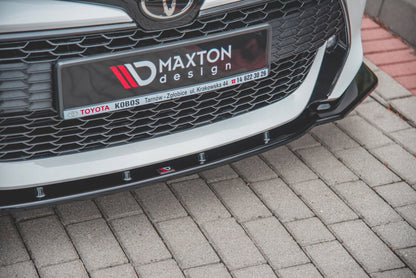 Frontlippe V.1 passend für Toyota Corolla XII Touring Sports/ Hatchback schwarz Hochglanz