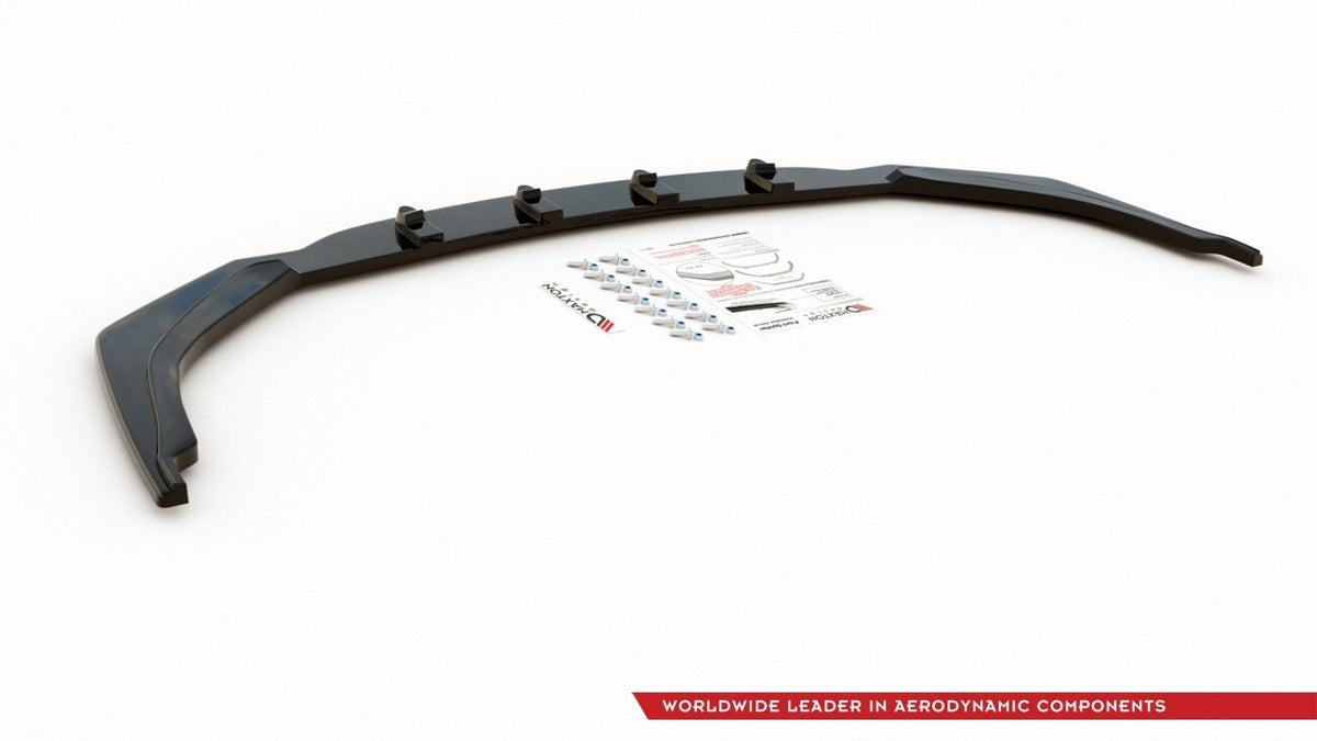 Frontlippe V.1 passend für Toyota Corolla XII Touring Sports/ Hatchback schwarz Hochglanz
