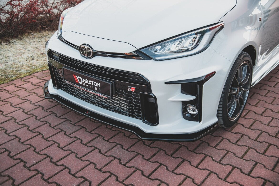 Frontlippe V.1 passend für Toyota GR Yaris Mk4 schwarz Hochglanz