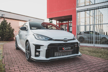 Frontlippe V.1 passend für Toyota GR Yaris Mk4 schwarz Hochglanz