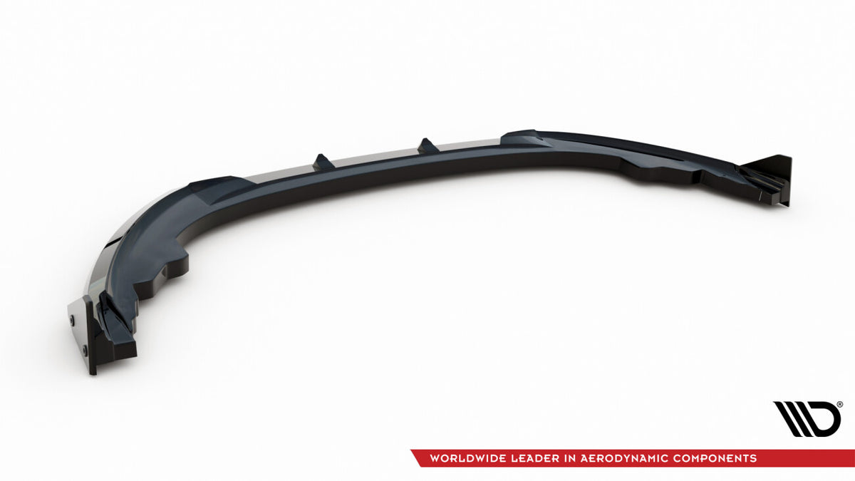 Frontlippe V.1 passend für Toyota GR86 Mk1 schwarz Hochglanz + Flaps matt