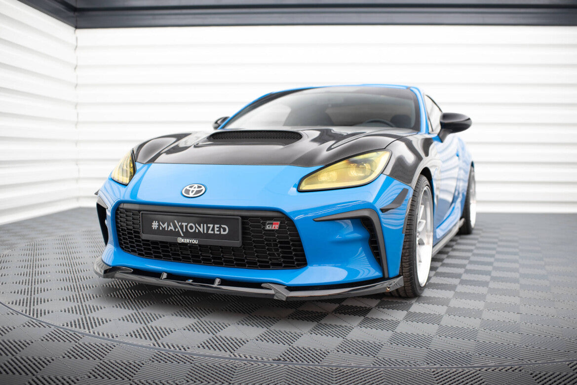 Frontlippe V.1 passend für Toyota GR86 Mk1 schwarz Hochglanz