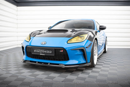 Frontlippe V.1 passend für Toyota GR86 Mk1 schwarz Hochglanz