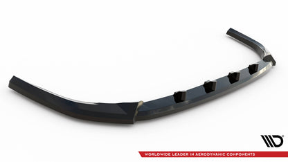 Frontlippe V.1 passend für Toyota Highlander Mk4 schwarz Hochglanz