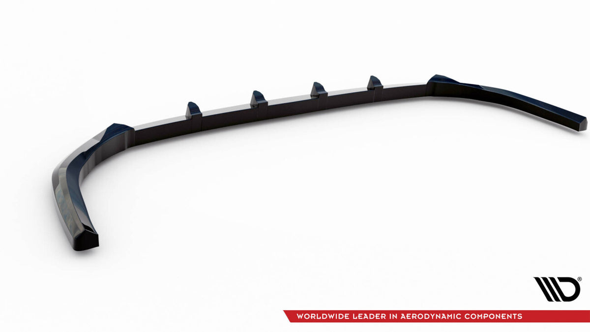 Frontlippe V.1 passend für Toyota Highlander Mk4 schwarz Hochglanz