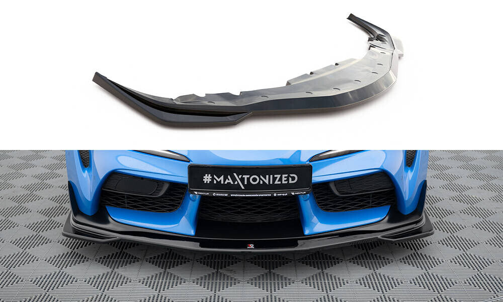 Frontlippe V.1 passend für Toyota Supra Mk5 schwarz Hochglanz