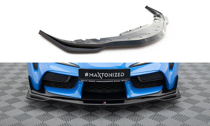 Frontlippe V.1 passend für Toyota Supra Mk5 schwarz Hochglanz