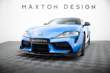 Frontlippe V.1 passend für Toyota Supra Mk5 schwarz Hochglanz