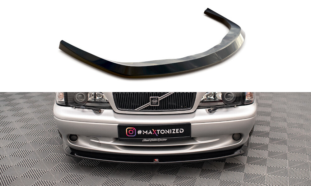Frontlippe V.1 passend für Volvo C70 Mk1 schwarz Hochglanz