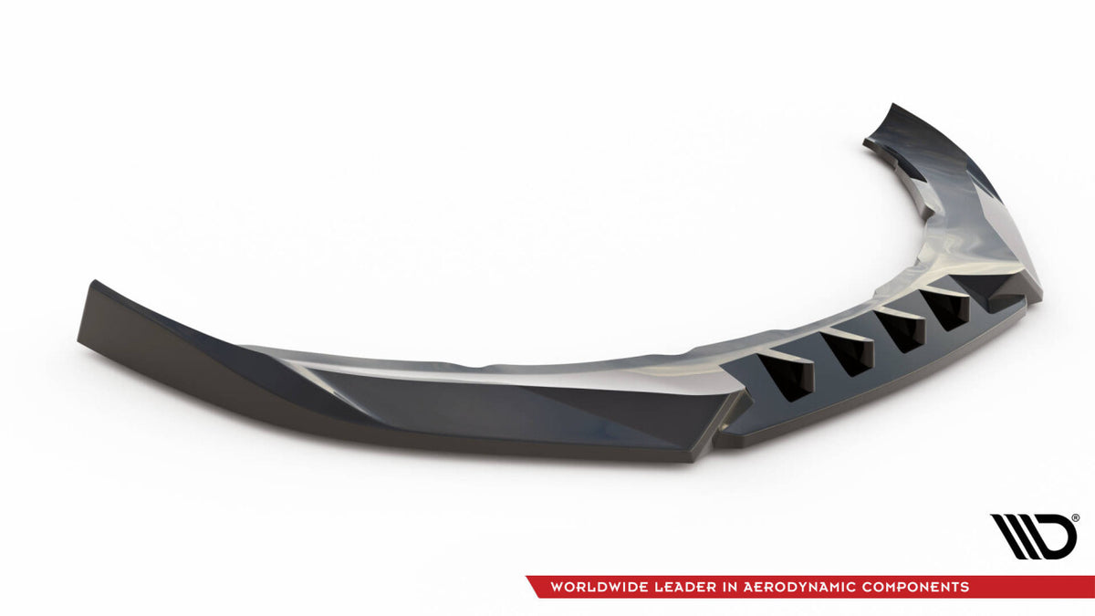 Frontlippe V.1 passend für Volvo S60 R-Design Mk2 schwarz Hochglanz