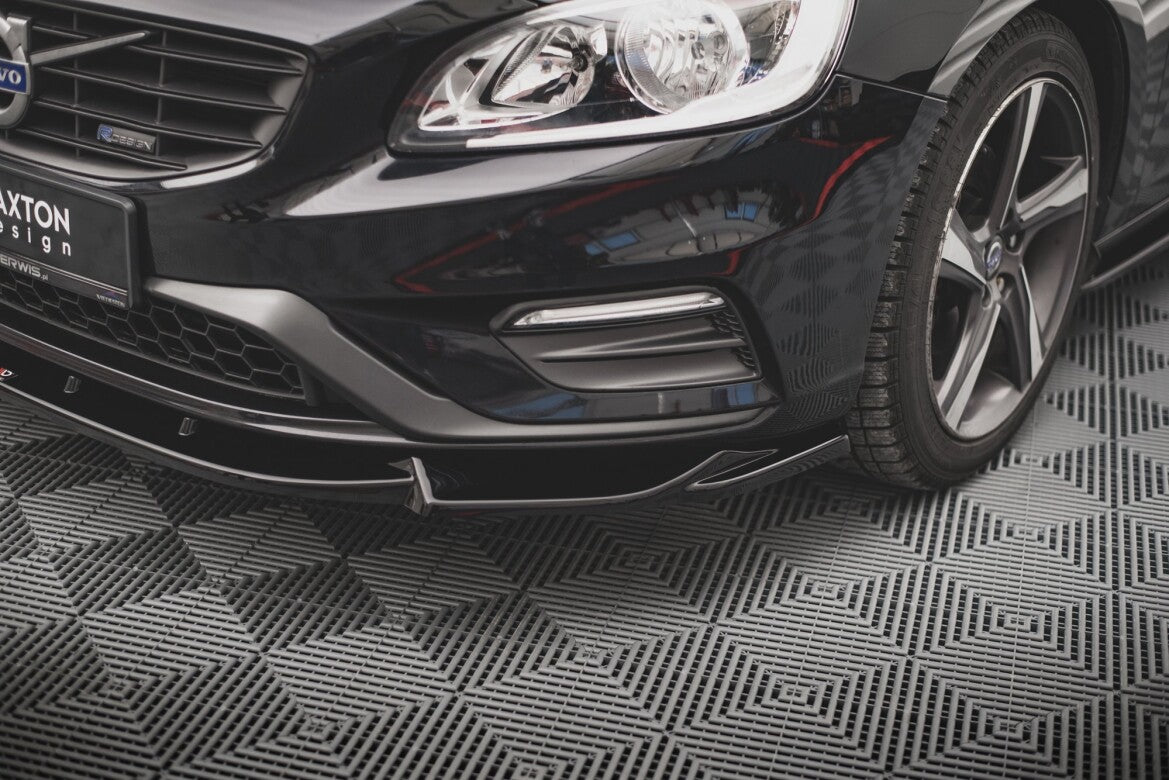 Frontlippe V.1 passend für Volvo S60 R-Design Mk2 schwarz matt
