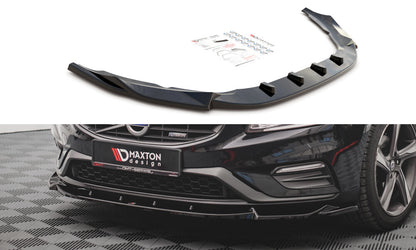 Frontlippe V.1 passend für Volvo S60 R-Design Mk2 schwarz matt