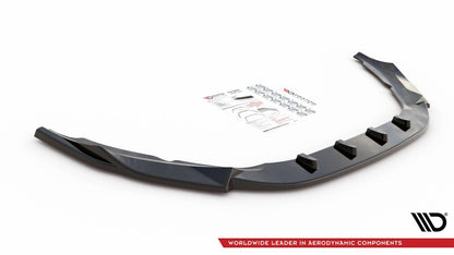 Frontlippe V.1 passend für Volvo S60 R-Design Mk2 schwarz matt