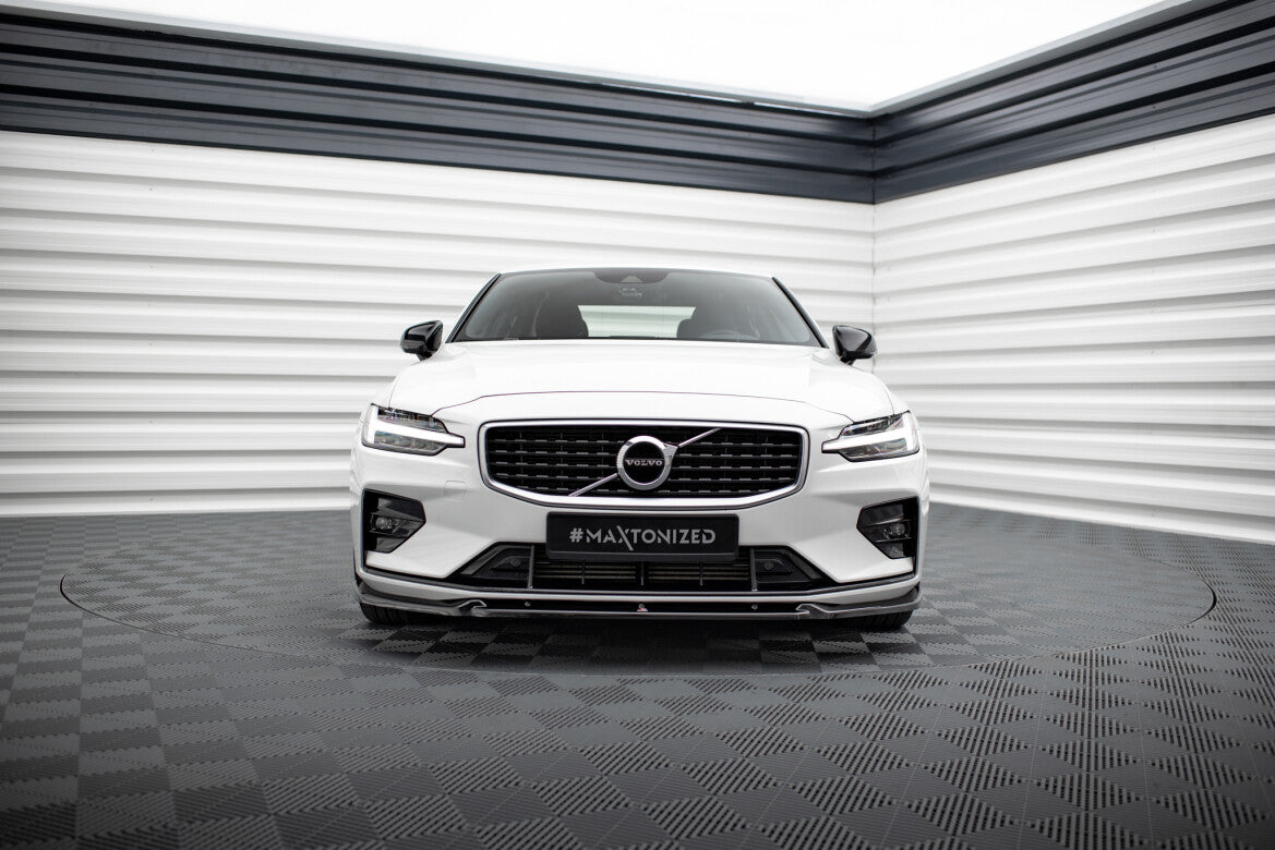 Frontlippe V.1 passend für Volvo S60/V60 R-Design Mk3 schwarz Hochglanz