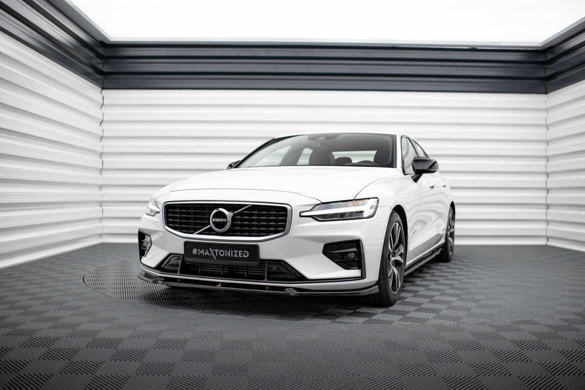 Frontlippe V.1 passend für Volvo S60/V60 R-Design Mk3 schwarz Hochglanz