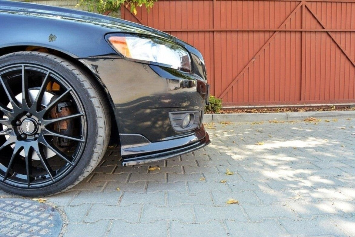 Frontlippe V.1 passend für Volvo V50F R-DESIGN schwarz Hochglanz