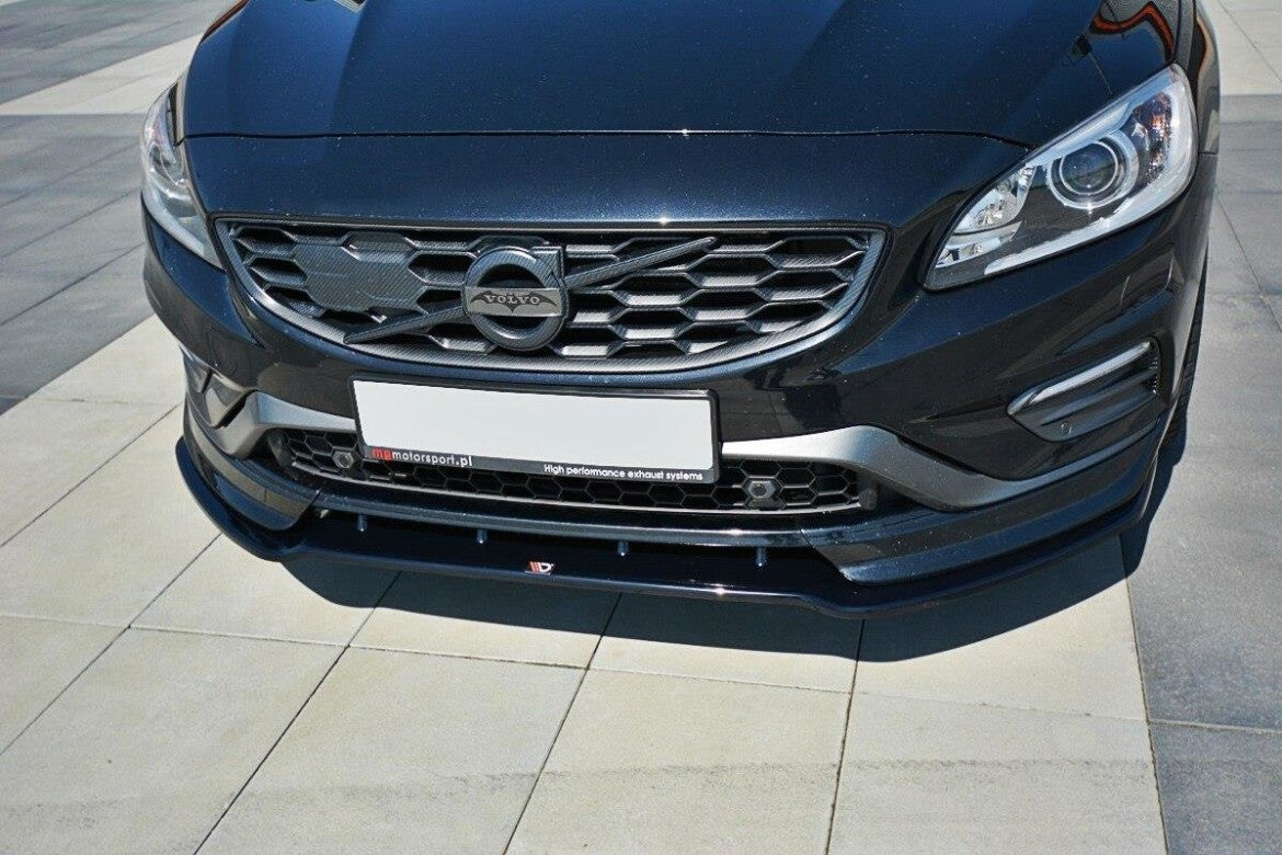 Frontlippe V.1 passend für Volvo V60 Polestar FL schwarz Hochglanz