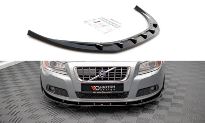 Frontlippe V.1 passend für Volvo V70 Mk3 schwarz Hochglanz