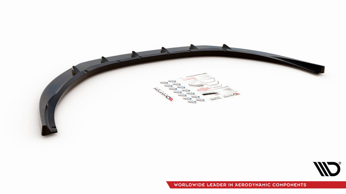 Frontlippe V.1 passend für Volvo V70 Mk3 schwarz Hochglanz