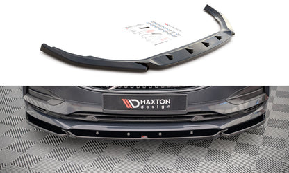 Frontlippe V.1 passend für Volvo V90 Mk2 schwarz Hochglanz