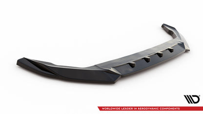 Frontlippe V.1 passend für Volvo XC90 R-Design Mk2 FL schwarz Hochglanz