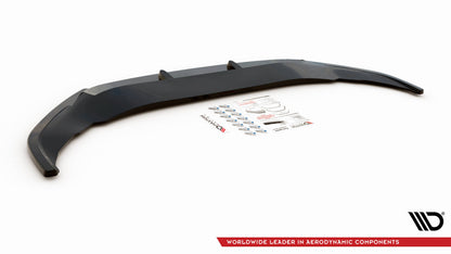 Frontlippe V.1 passend für VW Arteon R Limousine / Shooting Brake Mk1 FL schwarz Hochglanz
