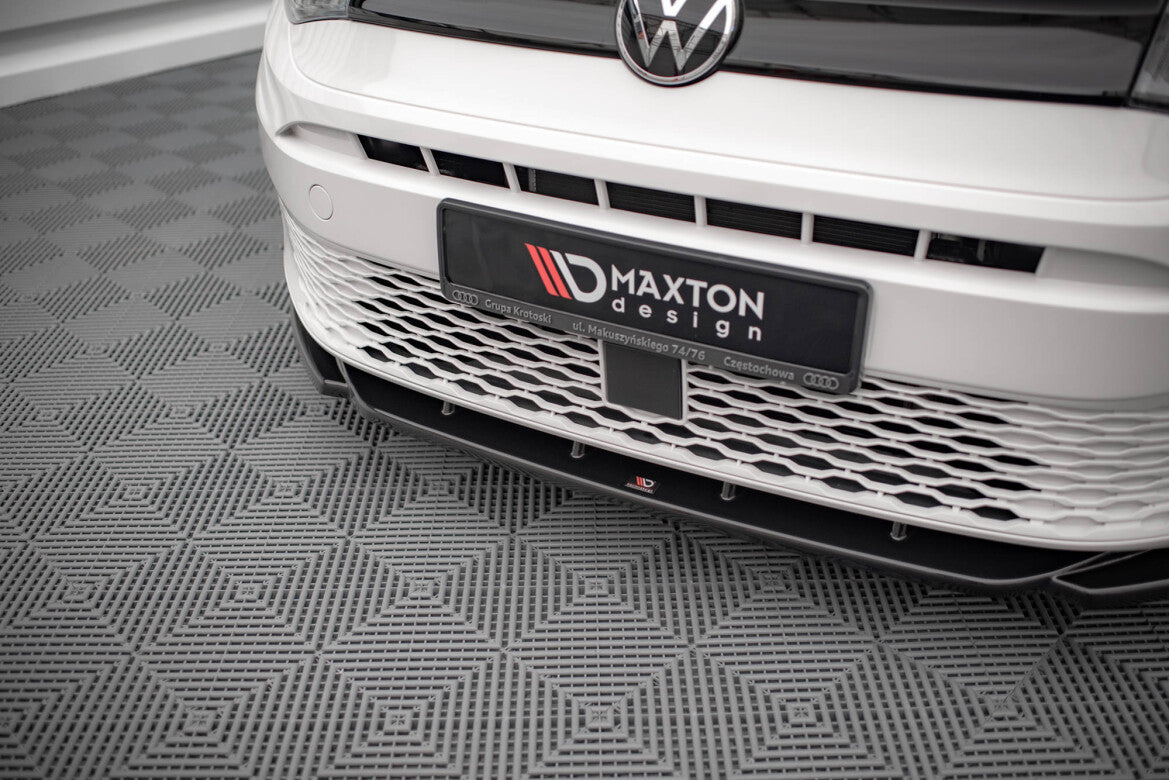 Frontlippe V.1 passend für VW Caddy Mk5 schwarz Hochglanz