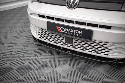 Frontlippe V.1 passend für VW Caddy Mk5 schwarz Hochglanz